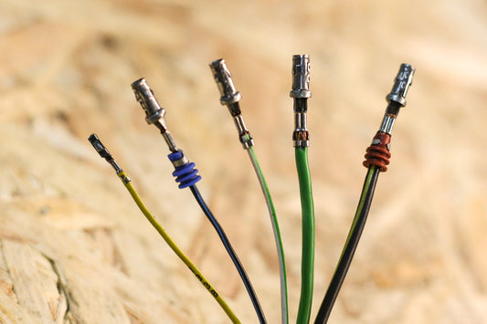 BMW Wiring Harness Pigtails, Round Barrel Connectors MQS / AMP / TE Repair